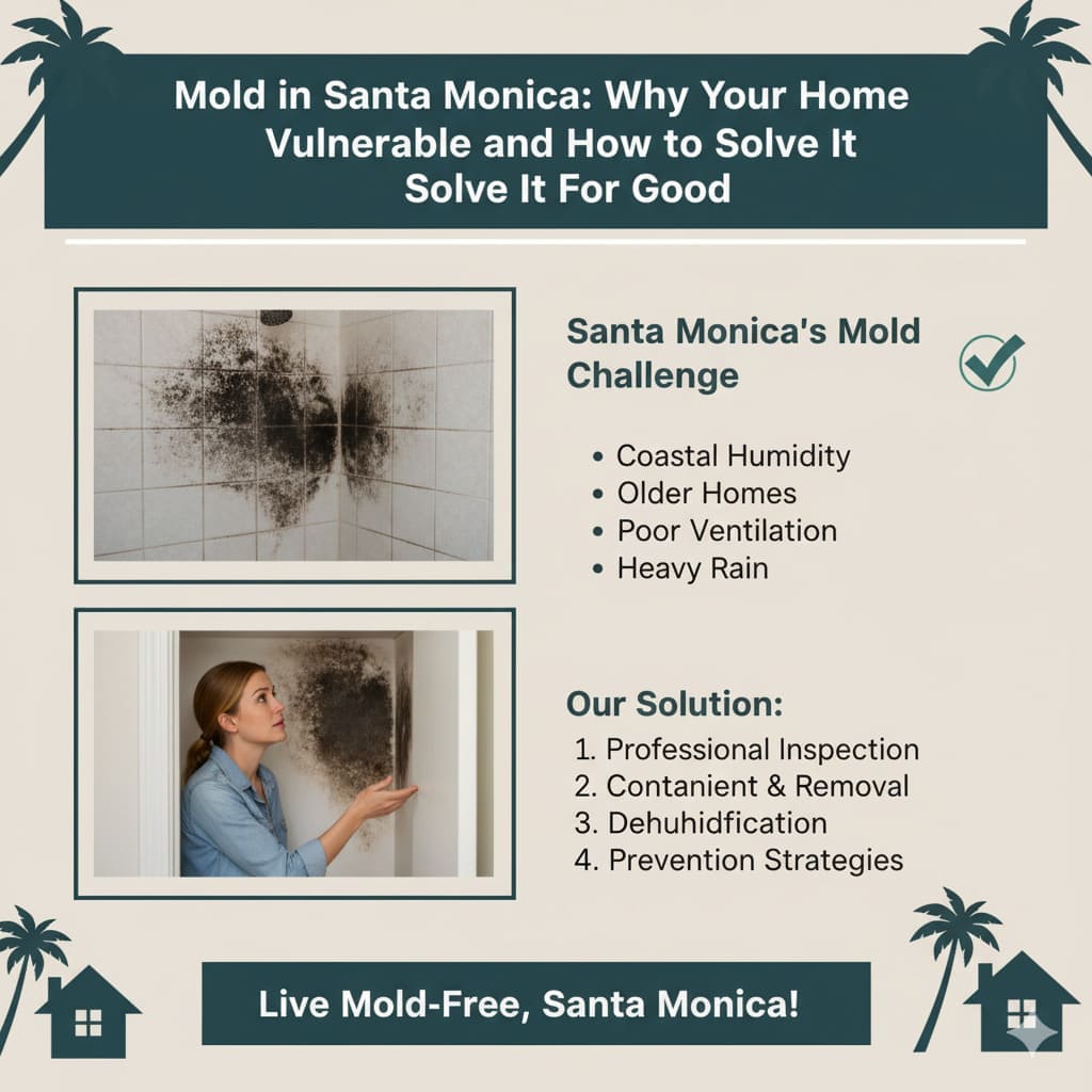 Mold in Santa Monica: Why Your Home is Vulnerable and How to Solve It For Good